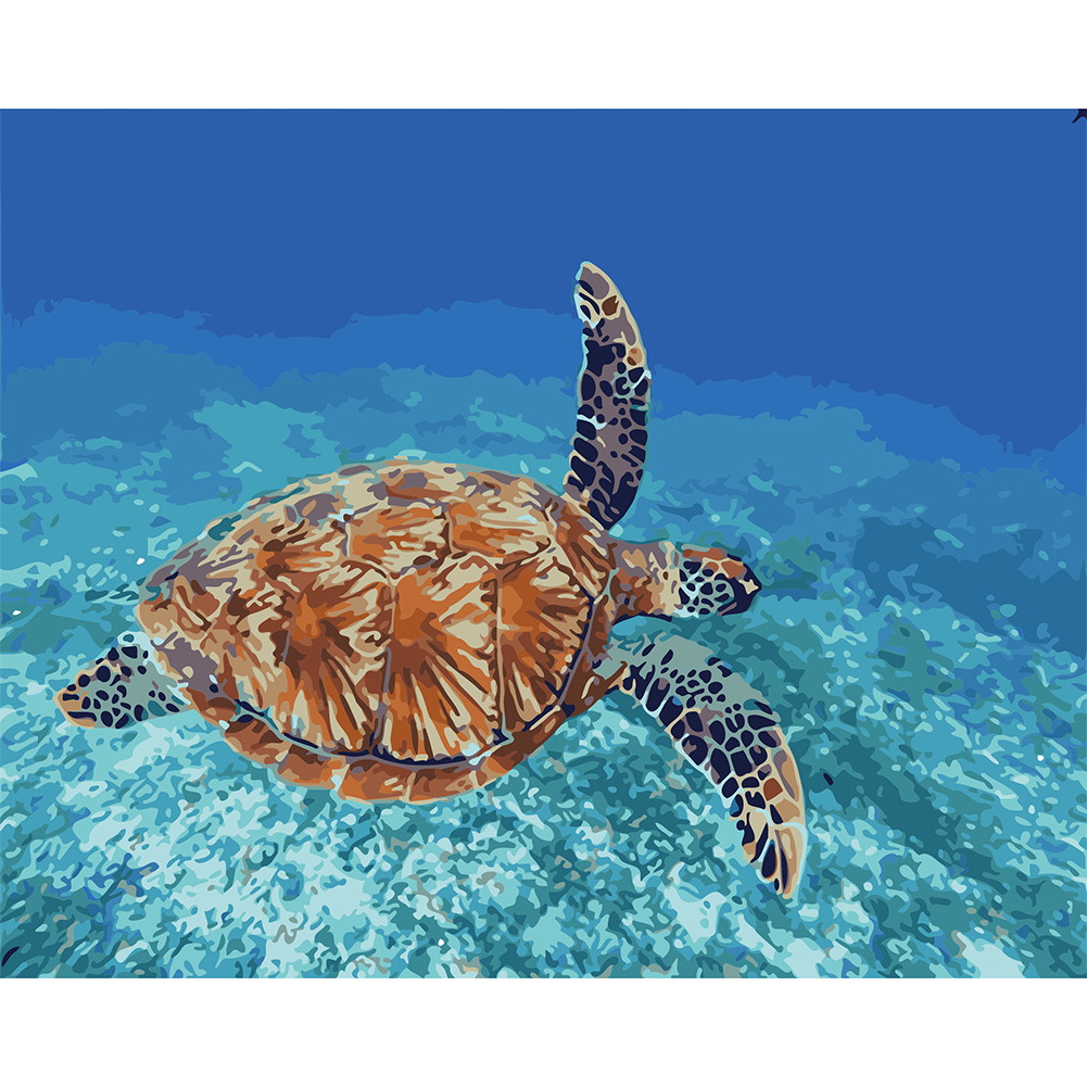 

40*50CM Paint By Numbers-Sea Turtles, 501 Original