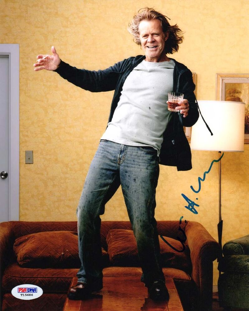 William H. Macy SIGNED 8x10 Photo Poster painting Frank Shameless Emmy SHO PSA/DNA AUTOGRAPHED