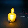 Flameless LED Tea Lights Candles Solar Power Realistic Fake Electric Tealight Candles Multifunctional for Fireplace Mantel Dinner Wedding Party