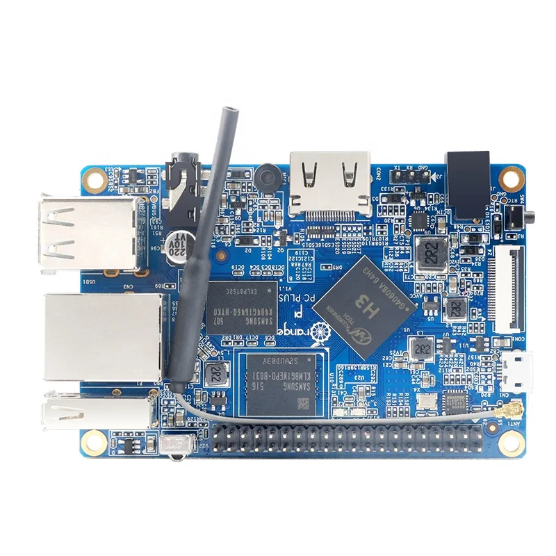 Orange Pi PC Plus Development Board H3 ARM A7 Quad Core Programming MCU Single Board Computer Development Board