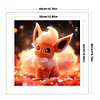 Pokémon Eevee-11CT Stamped Cross Stitch 40*40cm/15.75*15.75in