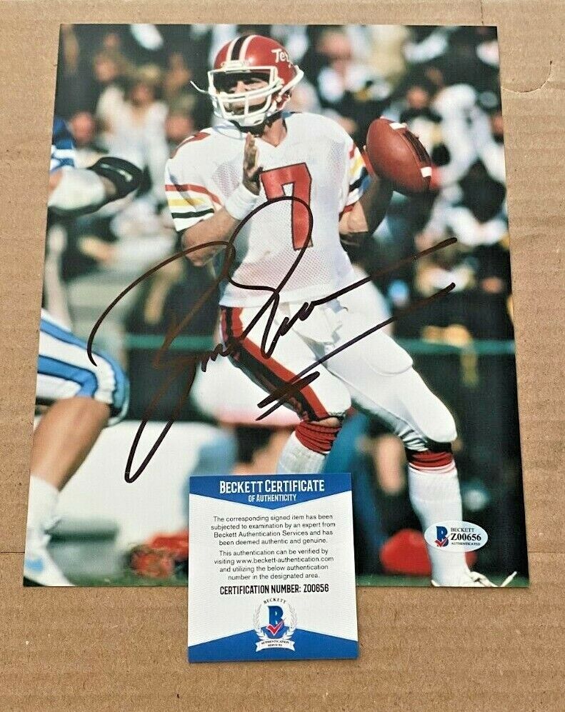 BOOMER ESIASON SIGNED MARYLAND TERRAPINS 8X10 Photo Poster painting BECKETT CERTIFIED