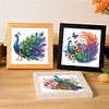 uk.everydayedeals (Limited Stock)4pcs Diamond Painting - Crystal Rhinestone - Peacock(30*30cm)