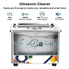 Ultrasonic Glasses Cleaner 800ML Ultrasonic Bath 