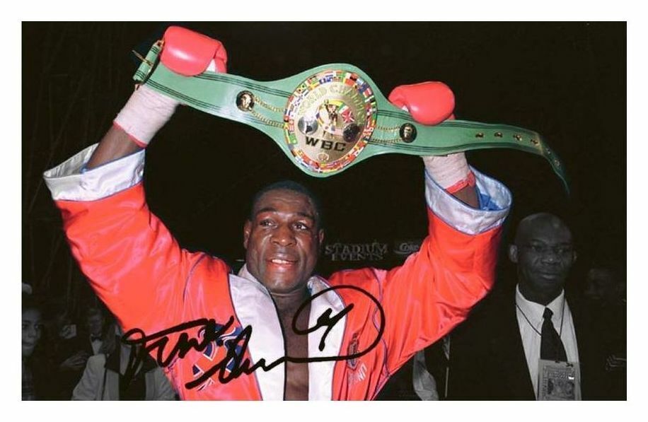 FRANK BRUNO AUTOGRAPH SIGNED Photo Poster painting POSTER