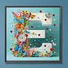 Butterfly Flower E 5D Partial Drill DIY Diamond Painting Kit 30*30cm