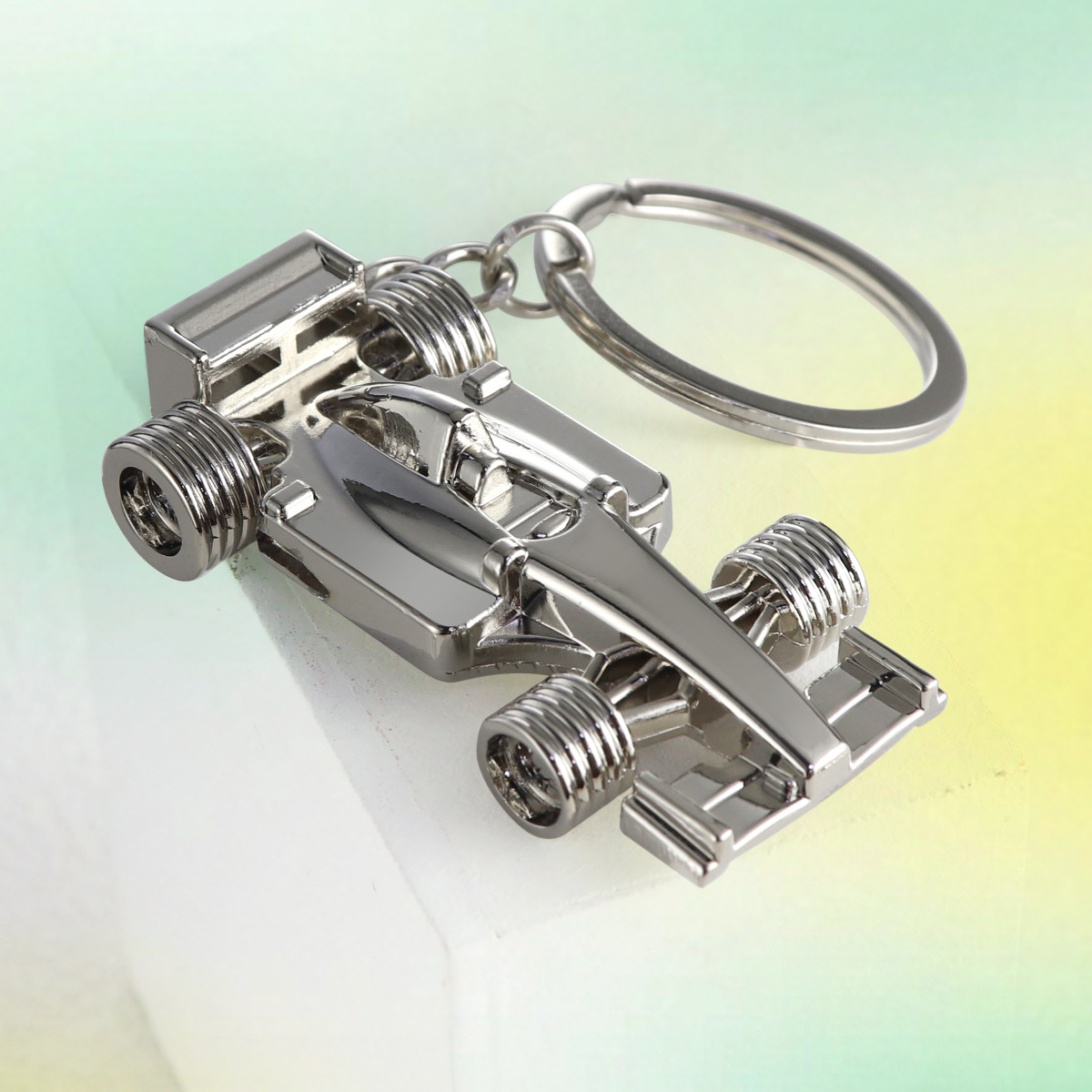Stylish Metal Racing Car Model Keychain Avantcool