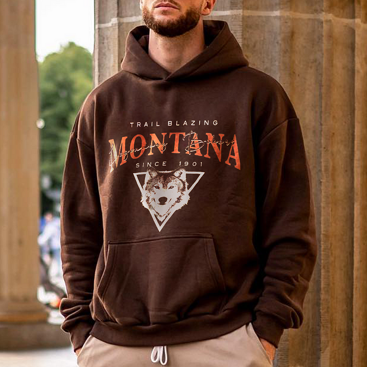 Men's Montana Fashion Vintage Casual Sweatshirt