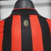 24/25 Player Version AC Milan Red 125th Special Soccer Jersey