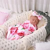 Adorable baby Swaddle Blanket And Headband Set - RBBI-Myrebornbabydoll® Myrebornbabydoll®