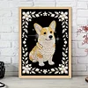 Diamond Painting-DIY Special Shaped Drill Pearl Painting Corgi(30x40cm)