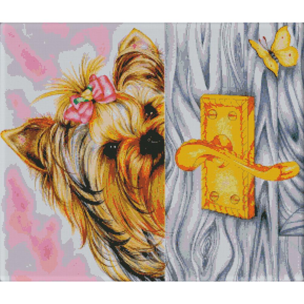 

Hide And Seek - 14CT Stamped Cross Stitch - 61*53cm, 501 Original
