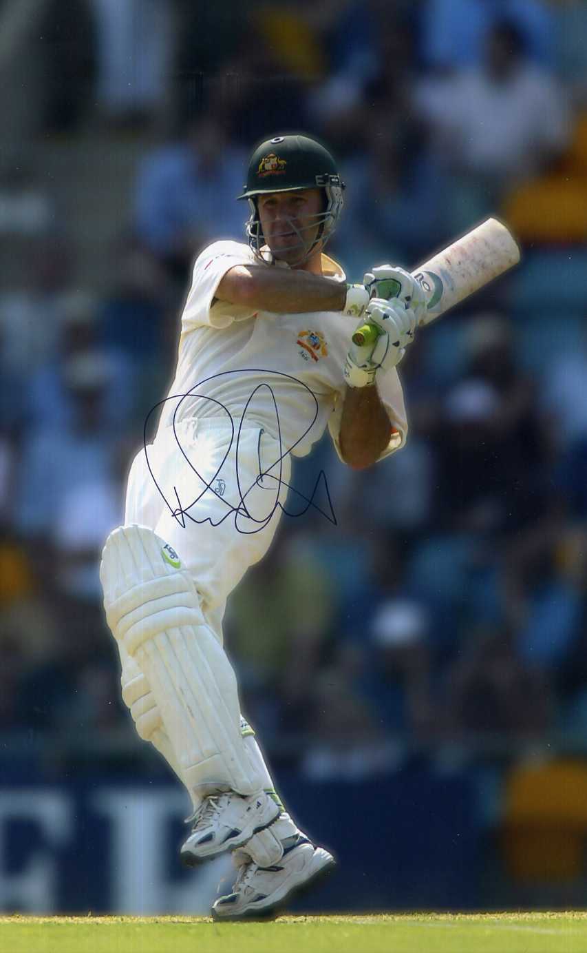 RICKY PONTING Signed Photo Poster paintinggraph - former Australia Cricket Captain - Preprint