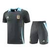 2025 Argentina Dark Gray Short-Sleeve Training Kit