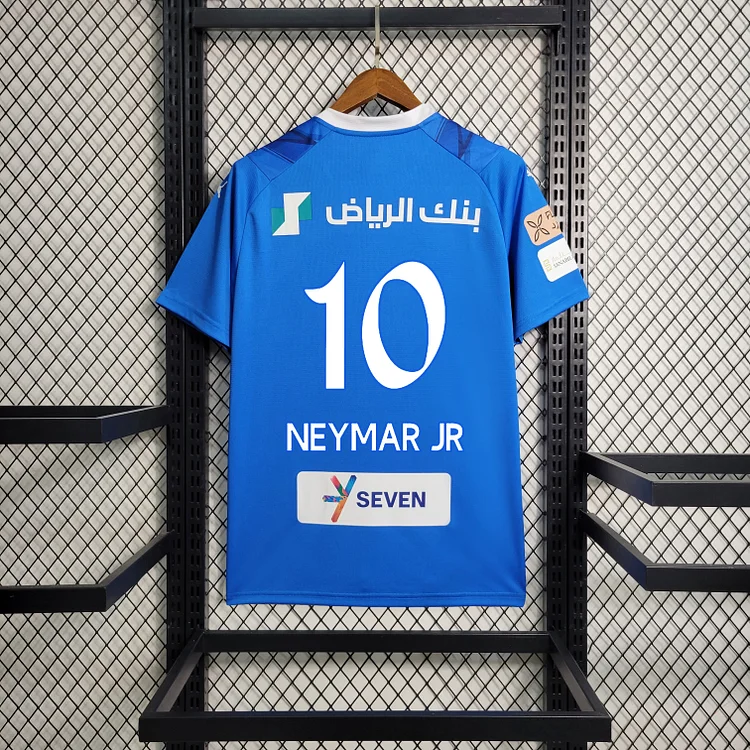 Al-Hilal Saudi Neymar Jr 10 Heimtrikot Kinder Mini Kit 2023-2024