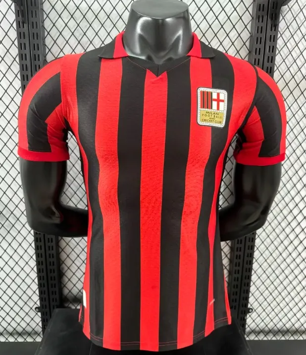 2024-25 AC Milan 125th Anniversary Edition Red and Black Player Edition