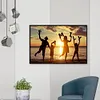 Diamond Painting -DIY Round Drill Sunset Family