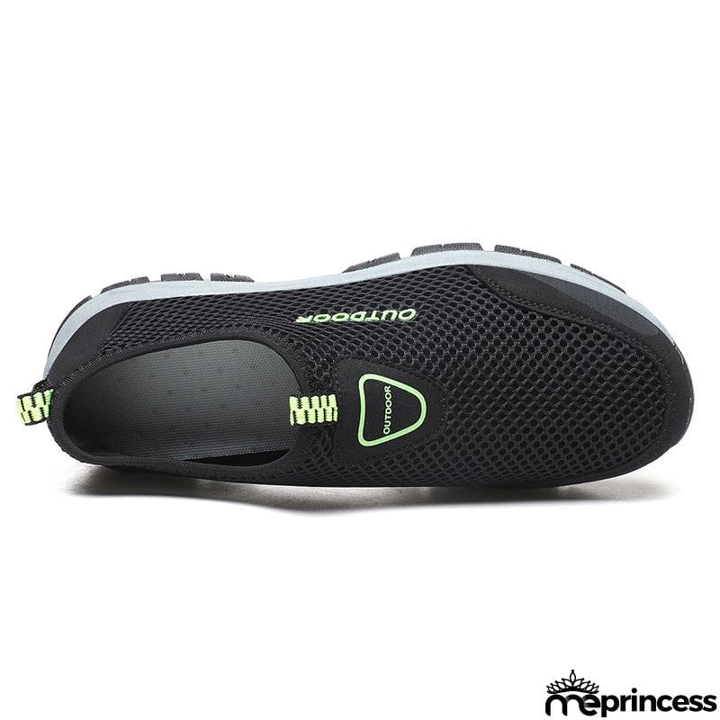 Men's Lightweight Large Size Anti Slip Climbing Hiking Mesh Sneaker