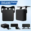 Motorcycle BSD 60GHz Millimeter Wave Radar Reversing Sensor 50m Range Motorcycle Lane Change Assist Radar IP67 Waterproof BSD Collision Avoidance Warning System Motorcycles Accessories