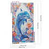 >SALE<5D DIY Full Round Drill Diamond Painting Dolphin Kit Home Decoration 40x70cm