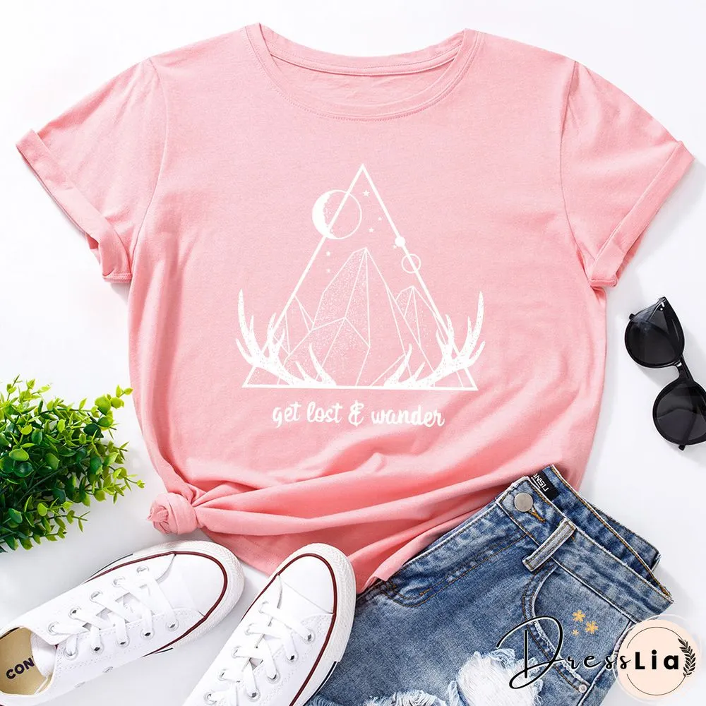 Graphic Tees For Women Cotton Short Sleeve Tee Woman T-Shirts Female Shirt Tops Summer