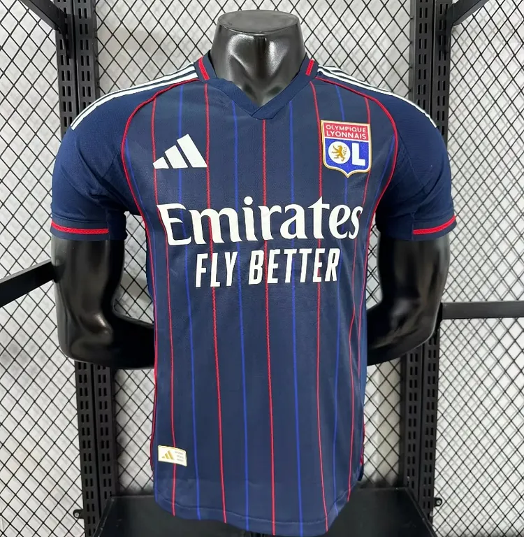 Lyon 2025-26 New Season Away Jersey - Player Edition