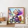 Diamond Painting-DIY Full Round Drill Elderly Lady
