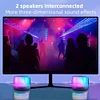 BTS02 RGB Bluetooth Speaker Portable Mini Speaker Glazed Luminous Speaker Outdoor Player