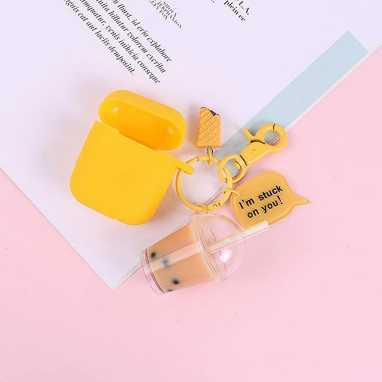 Kawaii Milk Tea Keychain