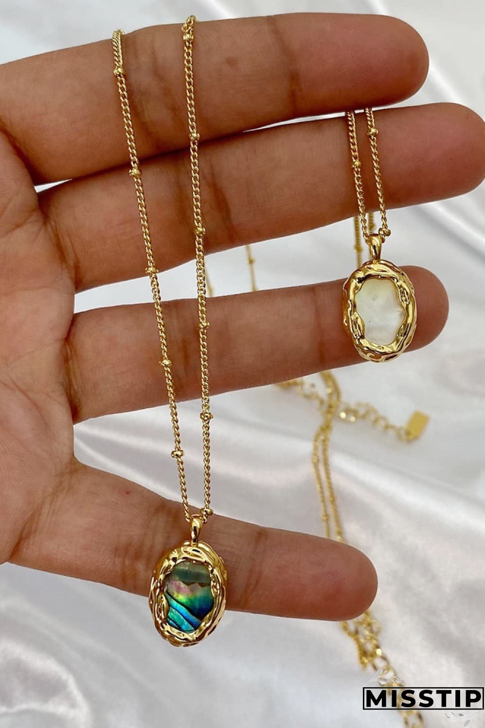 Shell Shape Copper 14K Gold Plated Necklace