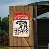 Makes You Stronger Except Bears - Metal Tin Signs(8*12Inch/12*16Inch)