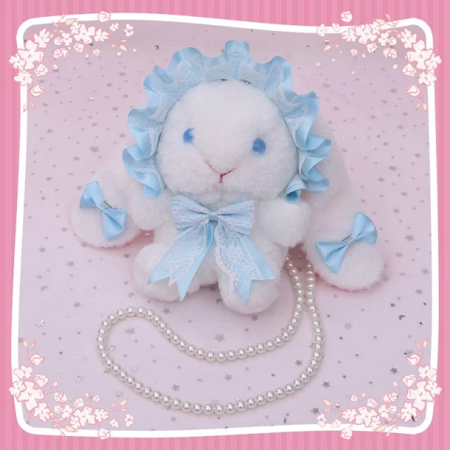 Shoulder Bag plush Lolita Lace Rabbit Bunny Purse LO003
