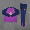 Barcelona 25-26 1/4 Zip Tracksuit Purple Player Version Chandal