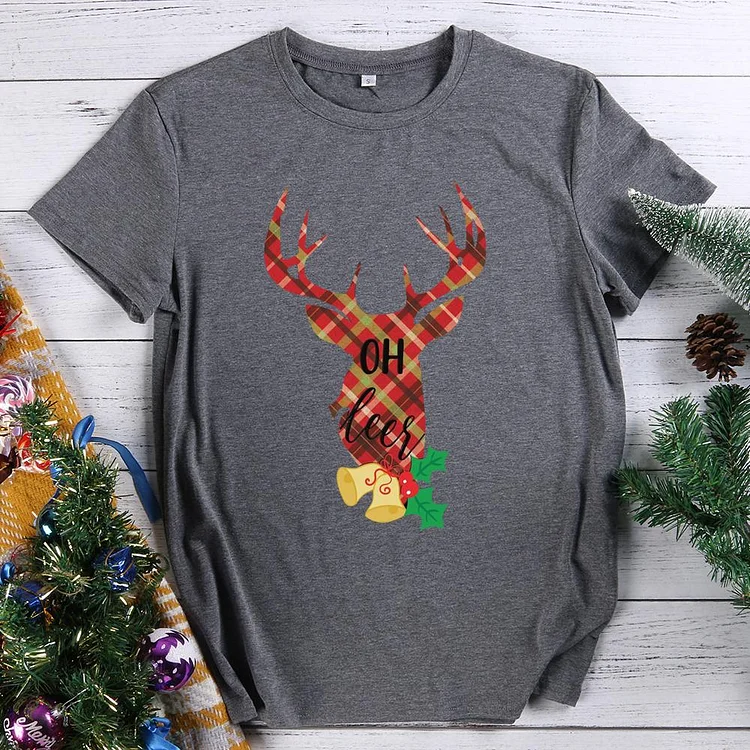Oh Deer Christmas Funny Cute   T-Shirt-613870-Annaletters