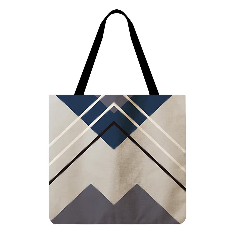 Linen Tote Bag-Geometry