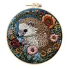 4 Set Hedgehog Series- Embroidery Kits