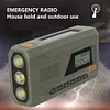Portable DAB FM Radio with Flashlight BT Speaker Rechargeable Emergency Radio