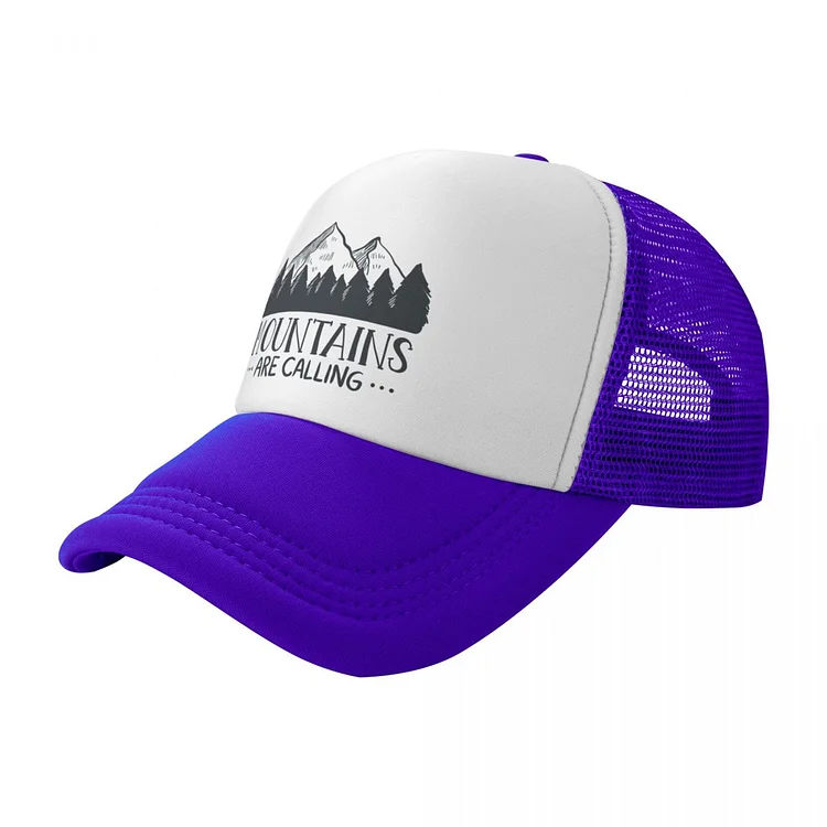 Mountains Are Calling Baseball Cap beach hatBeach Sunscreen Snapback Cap Men Cap Women S