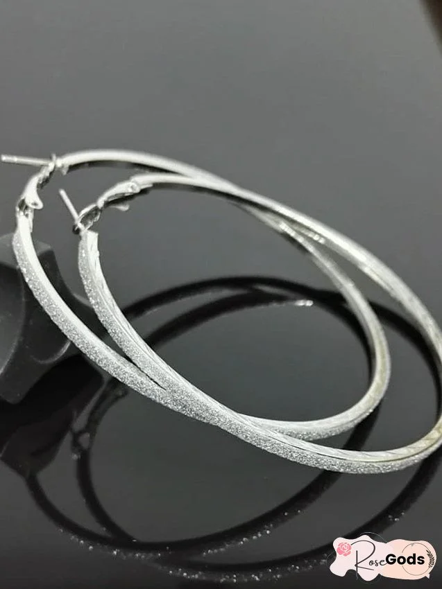 Sophisticated Women's Party Earrings with Pure Color Options