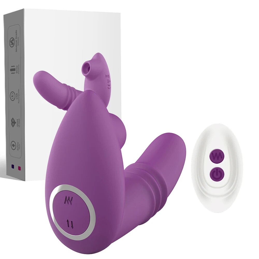 Remote Control Clitoral Sucking Vibrator for Women