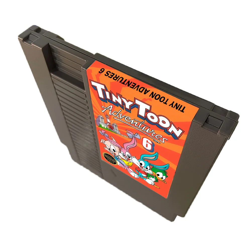 Tiny Toon Adventures 6 NES For Nintendo Entertainment System Console - 8 Bit Game Cartridge