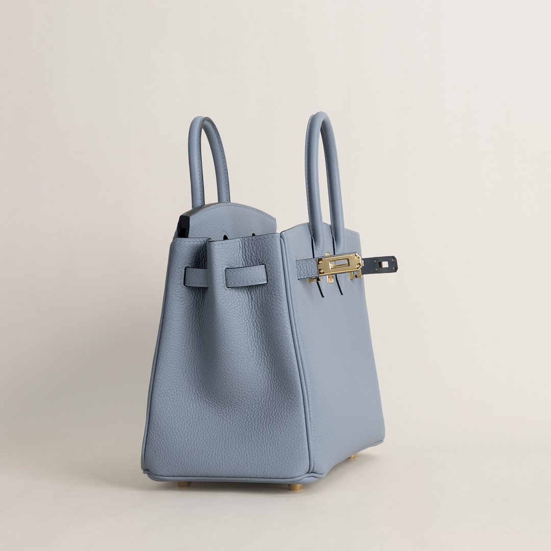 Birkin 25cm Togo J7 Blue Lin GHW