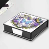 Heart Butterfly Diamond Painting Memo Pad Holder Mosaic Kit for DIY Art Craft