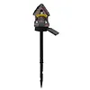 Solar Fairy-Tale Mushroom Cottage Landscape Pathway Light Waterproof LED Outdoor Lawn Lamp Courtyard Decoration Light for Spring Garden Walkway Patio Yard Backyard