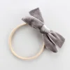 Gentle Velvet Bowknot Hair Head Bands for Babies