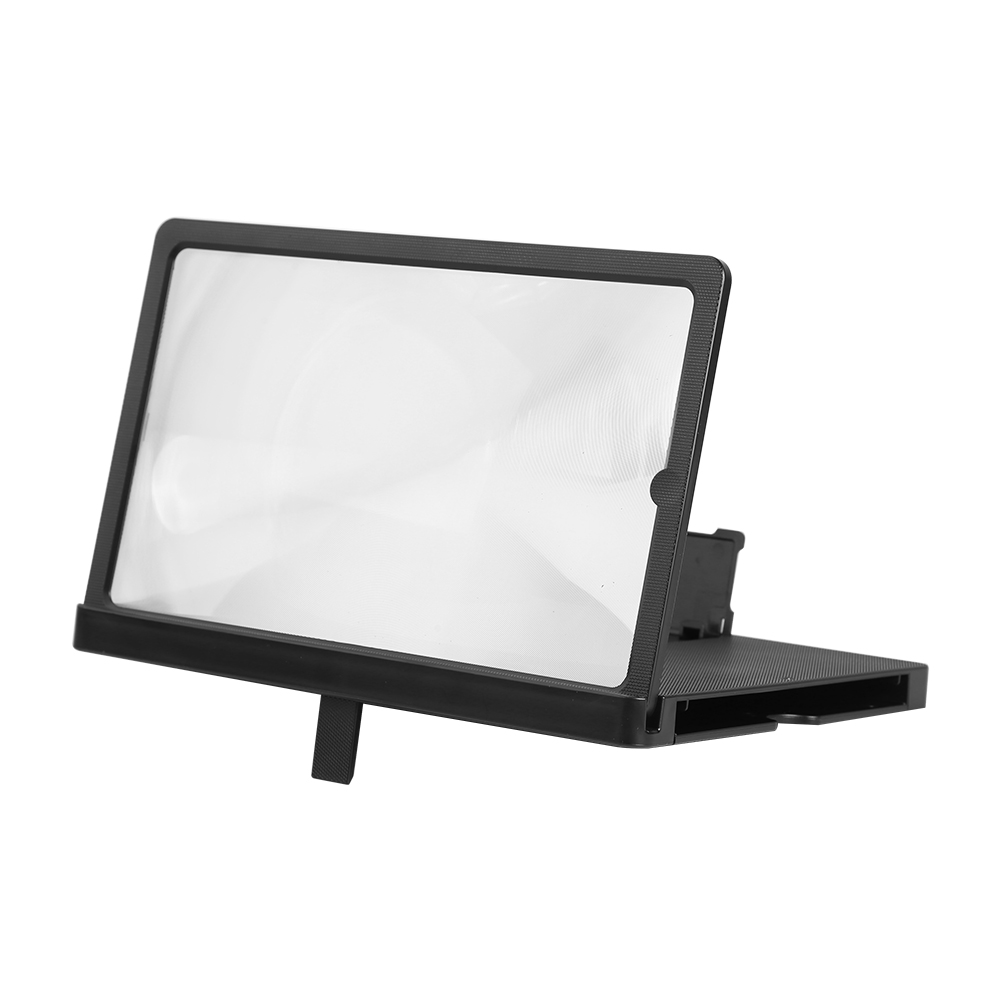 

12 inch 3D Phone Screen Amplifier Display Video Enlarged Magnifying Bracket, White, 501 Original