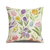 4pcs Easter Pillow Covers 45x45cm Pillowcase for Easter Decor Couch Sofa Bedroom