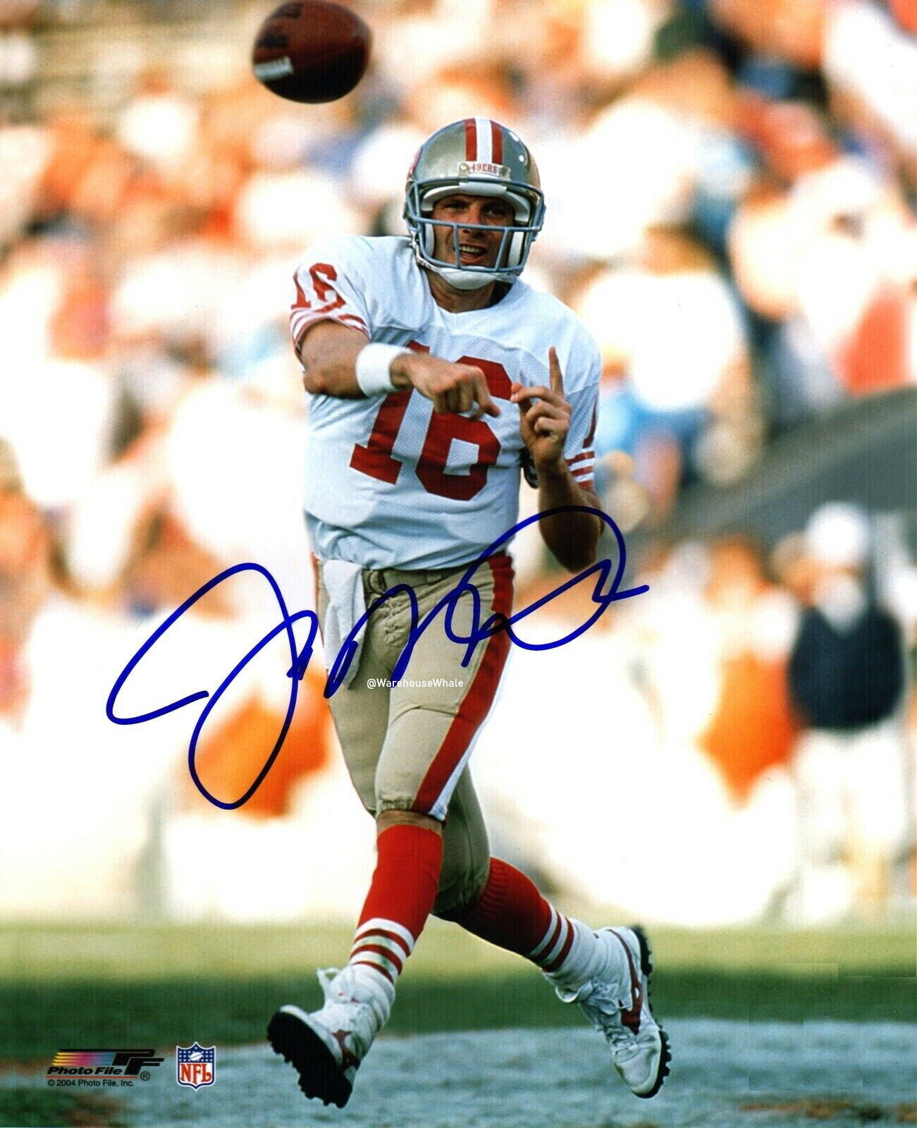 Joe Montana Autographed Signed 8x10 Photo Poster painting (NFL HOF 49ers) REPRINT San Francisco