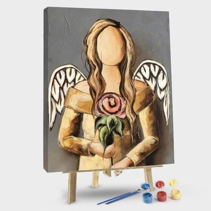Paint by Numbers Kit-Angel Waiting For Love