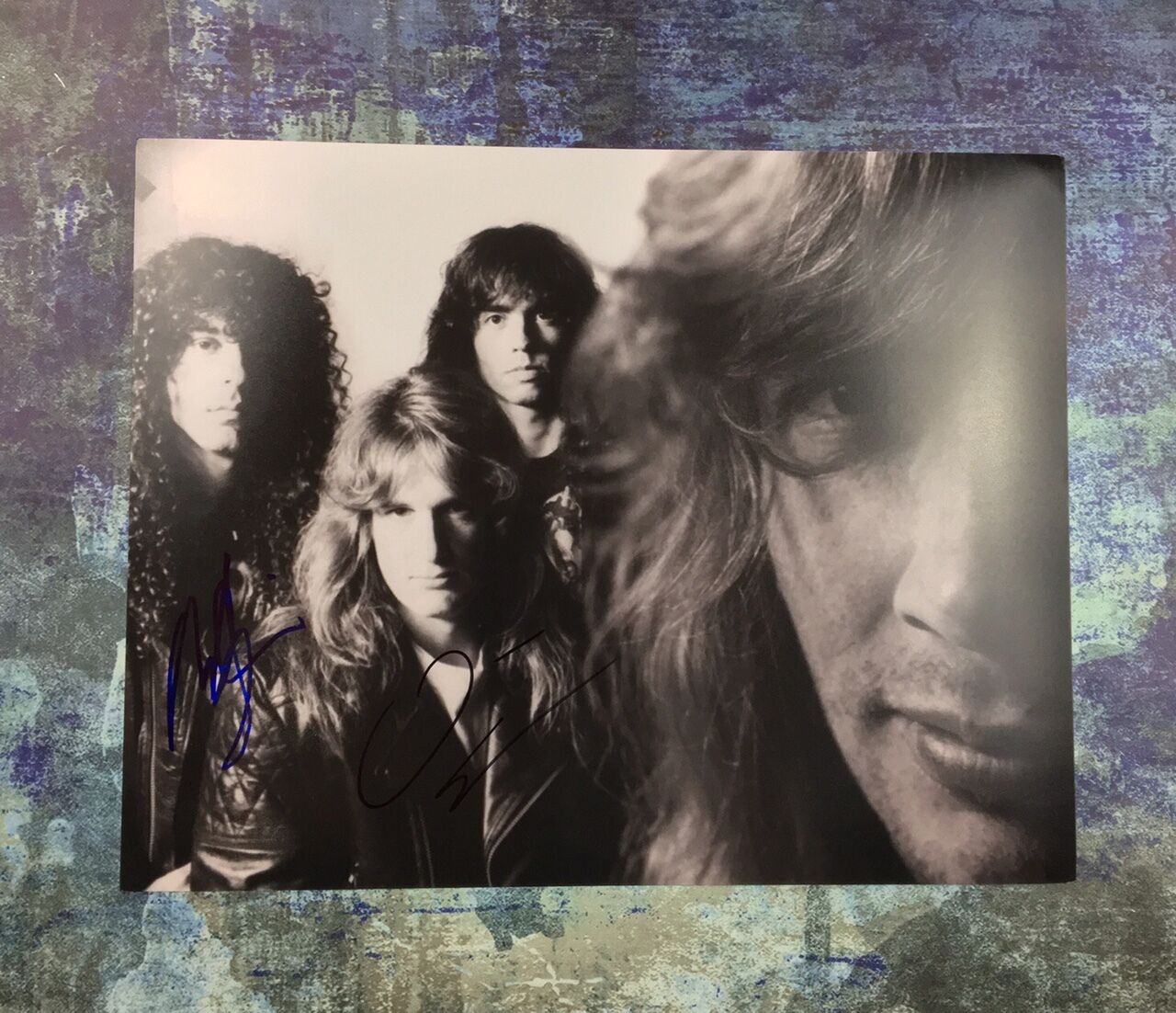 GFA Dave Ellefson & Marty Friedman * MEGADETH * Signed 11x14 Photo Poster painting PROOF AD1 COA